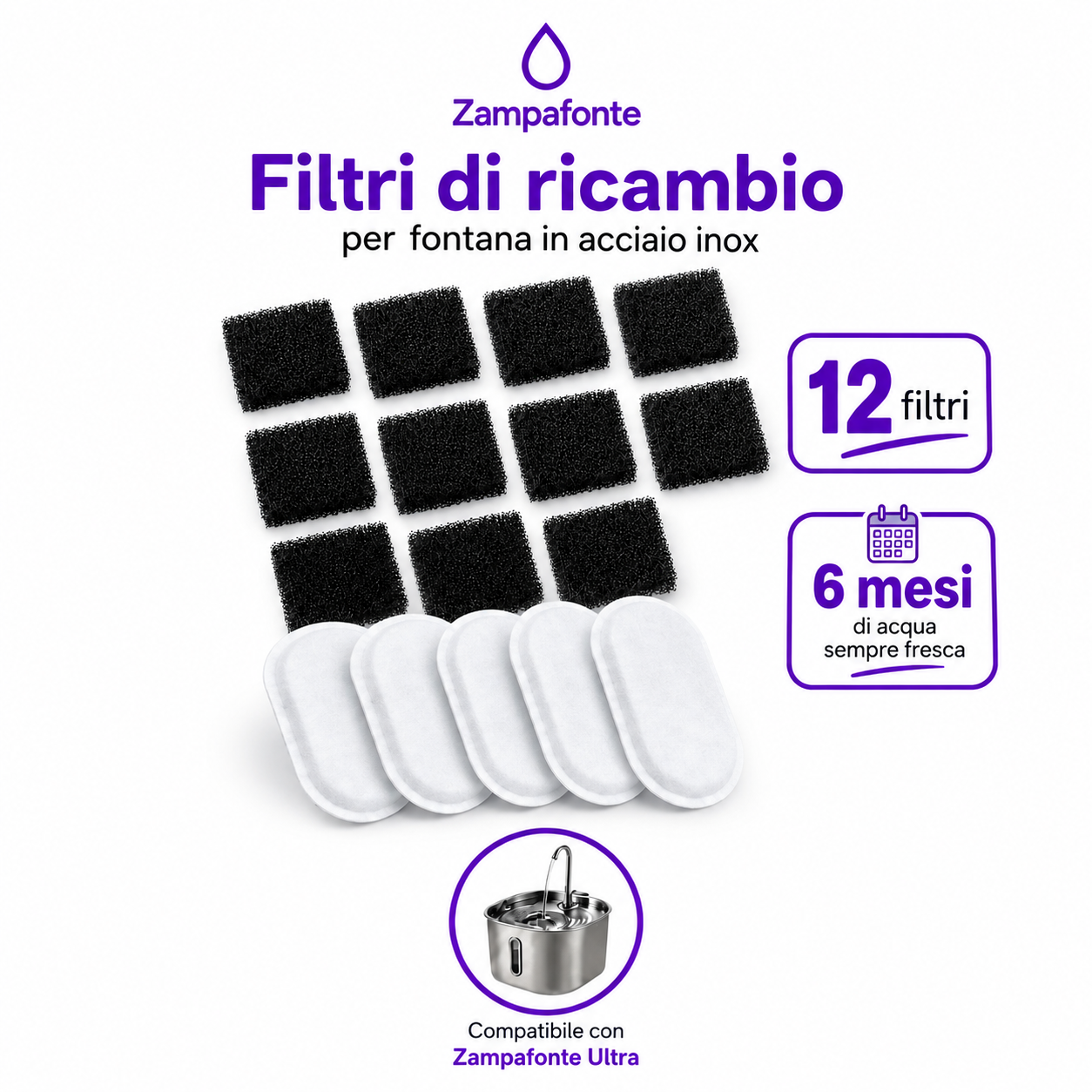 12 Filtri Extra (6 Mesi)