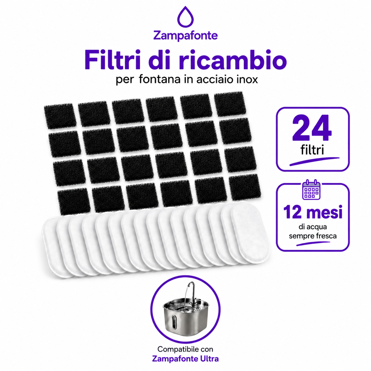 24 Filtri Extra (12 Mesi)