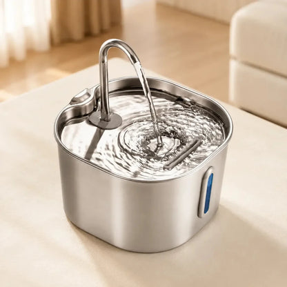 Fontanella per Gatti 2,2L in Acciaio Inox